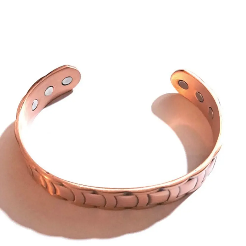 New‎ solid copper magnetic cuff